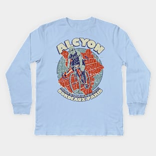 Alcyon Bordeaux-Paris Cycle Race 1938 Kids Long Sleeve T-Shirt